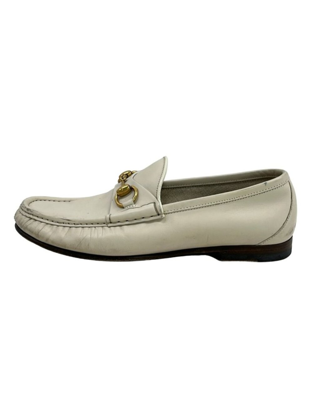 Gucci Loafers 6 Horsebit Ivory 6 Leather